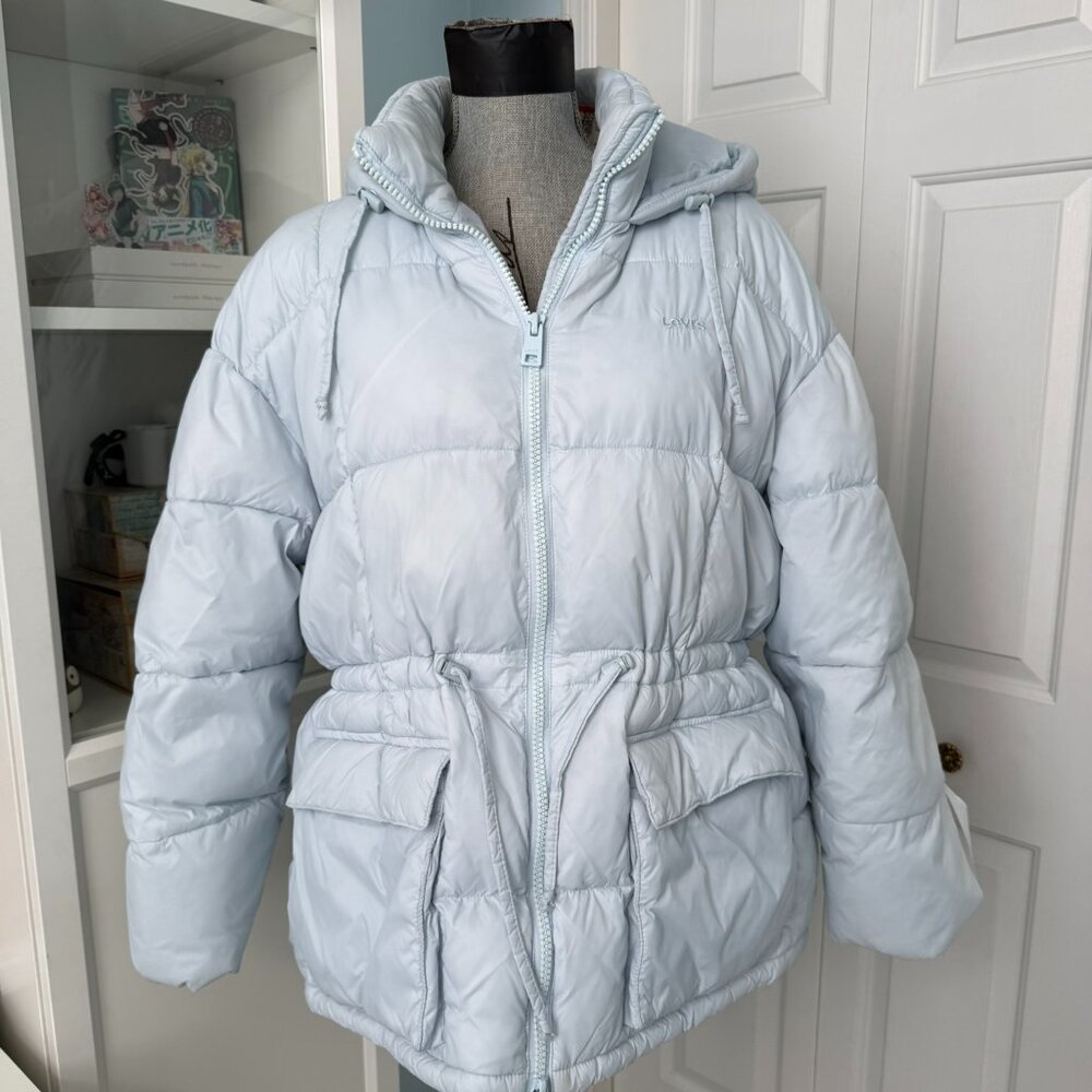 Levi's Women's Quilted Megan Hooded Puffer Jacket